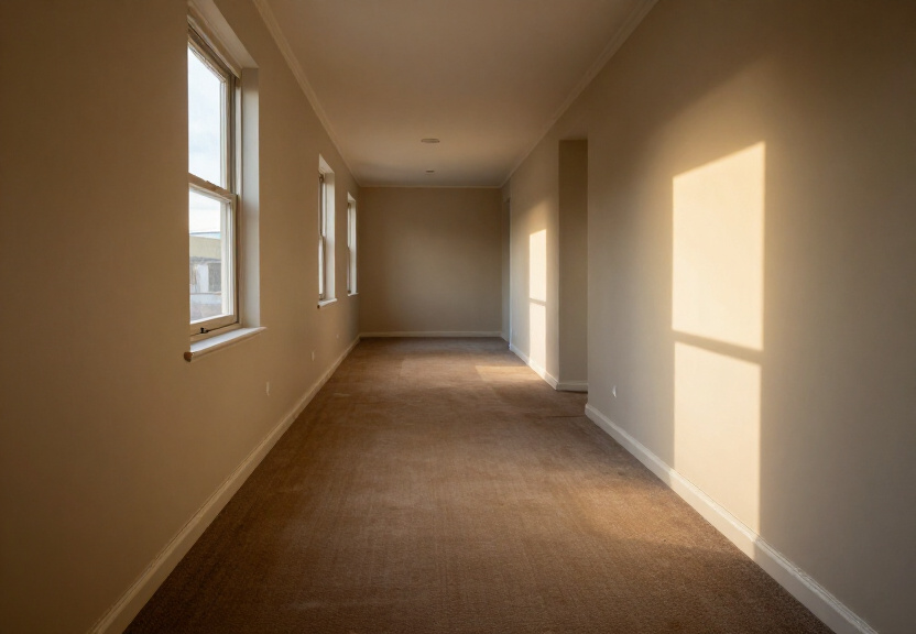 Restored living room in Glenwood after flood cleanup